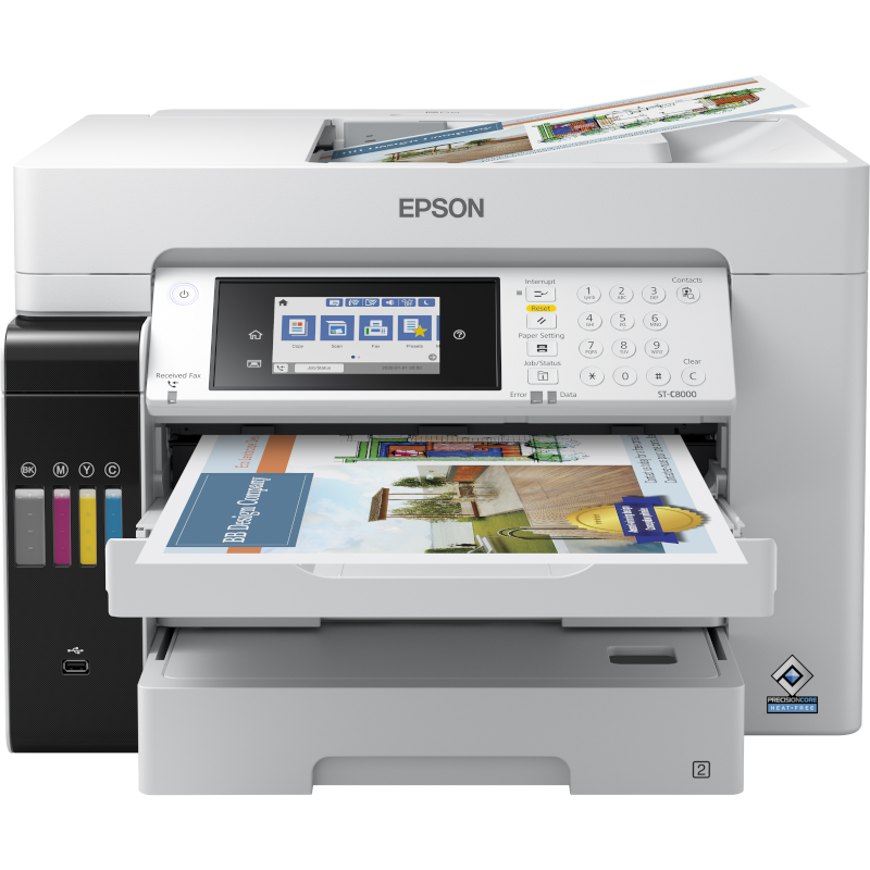 Epson EcoTank Photo ET-8550 All-in-One Wide-format Supertank Printer,  borderless printing up to 13x19