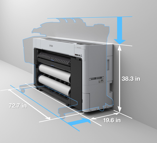 EPSON_ SureColor _T7770DM_ 44-Inch Large-Format Multifunction _CAD/Technical Printer